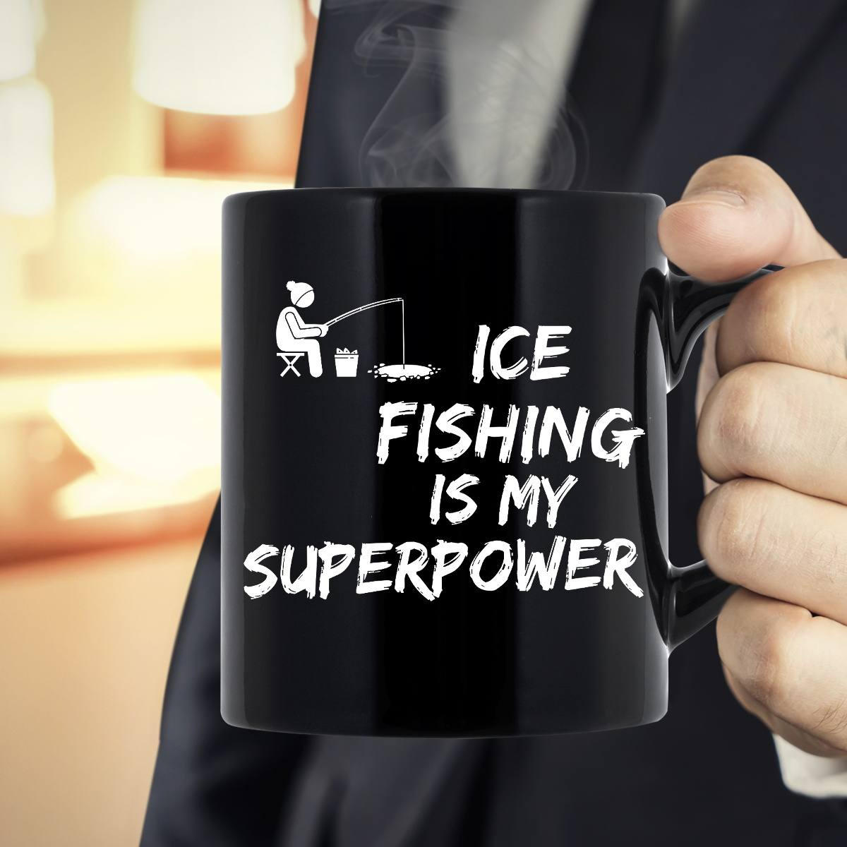 Ice Fisherman Gift For Dad Is Great Winter Fishing Gift. Pack Our Gift For  Him With Ice Fishing Gear, Ice Fishing Pole & Other Fishing Gifts – Trendy  Gear Shop